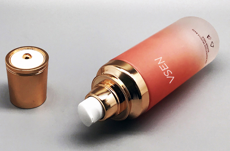 淡红色hth.com套装瓶子 高档玻璃瓶现货 乳液瓶(图3)